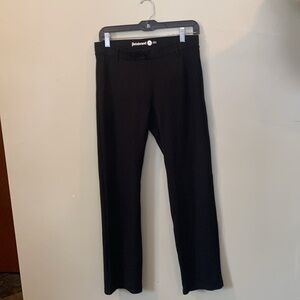 Betabrand Black Straight Leg Stretch Yoga Dress Pants Women’s Medium Petite